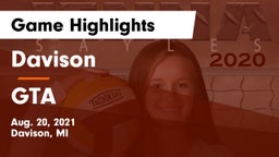 Davison  vs GTA Game Highlights - Aug. 20, 2021