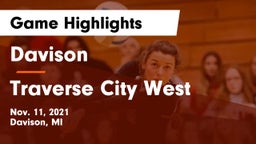 Davison  vs Traverse City West  Game Highlights - Nov. 11, 2021