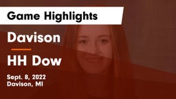 Davison  vs HH Dow Game Highlights - Sept. 8, 2022