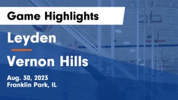 Leyden  vs Vernon Hills  Game Highlights - Aug. 30, 2023