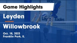 Leyden  vs Willowbrook  Game Highlights - Oct. 18, 2023