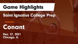 Saint Ignatius College Prep vs Conant  Game Highlights - Dec. 27, 2021