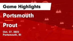 Portsmouth  vs Prout Game Highlights - Oct. 27, 2022