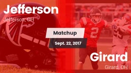 Matchup: Jefferson  vs. Girard  2017
