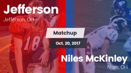 Matchup: Jefferson  vs. Niles McKinley  2017