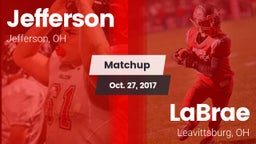 Matchup: Jefferson  vs. LaBrae  2017