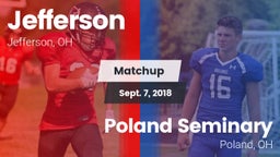 Matchup: Jefferson  vs. Poland Seminary  2018