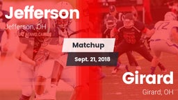 Matchup: Jefferson  vs. Girard  2018