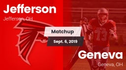Matchup: Jefferson  vs. Geneva  2019