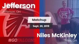 Matchup: Jefferson  vs. Niles McKinley  2019