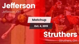 Matchup: Jefferson  vs. Struthers  2019