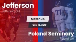 Matchup: Jefferson  vs. Poland Seminary  2019