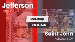 Matchup: Jefferson  vs. Saint John  2020