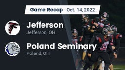 Recap: Jefferson  vs. Poland Seminary  2022