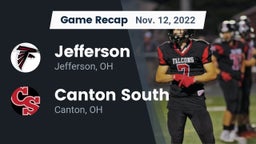 Recap: Jefferson  vs. Canton South  2022