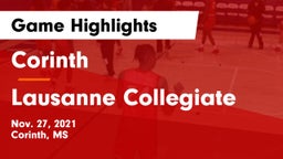 Corinth  vs Lausanne Collegiate  Game Highlights - Nov. 27, 2021