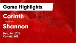 Corinth  vs Shannon Game Highlights - Dec. 14, 2021
