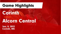 Corinth  vs Alcorn Central  Game Highlights - Jan. 8, 2022