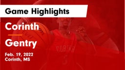 Corinth  vs Gentry Game Highlights - Feb. 19, 2022