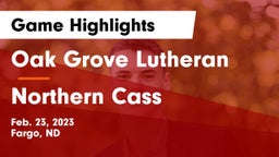 Oak Grove Lutheran  vs Northern Cass  Game Highlights - Feb. 23, 2023