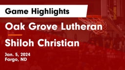 Oak Grove Lutheran  vs Shiloh Christian  Game Highlights - Jan. 5, 2024