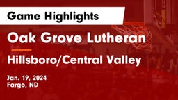 Oak Grove Lutheran  vs Hillsboro/Central Valley Game Highlights - Jan. 19, 2024