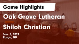 Oak Grove Lutheran  vs Shiloh Christian  Game Highlights - Jan. 5, 2024