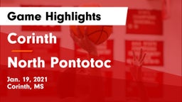 Corinth  vs North Pontotoc Game Highlights - Jan. 19, 2021