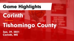 Corinth  vs Tishomingo County  Game Highlights - Jan. 29, 2021