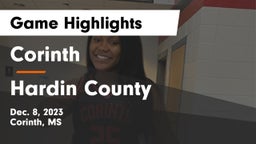 Corinth  vs Hardin County  Game Highlights - Dec. 8, 2023