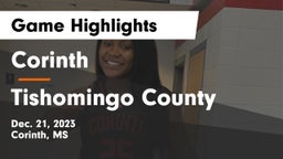 Corinth  vs Tishomingo County  Game Highlights - Dec. 21, 2023