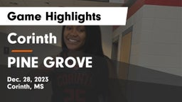 Corinth  vs PINE GROVE Game Highlights - Dec. 28, 2023