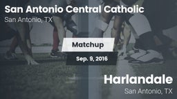 Matchup: San Antonio Central  vs. Harlandale  2016