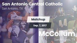 Matchup: San Antonio Central  vs. McCollum  2017