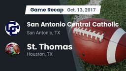 Recap: San Antonio Central Catholic  vs. St. Thomas  2017