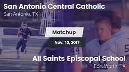 Matchup: San Antonio Central  vs. All Saints Episcopal School 2017