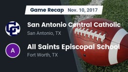 Recap: San Antonio Central Catholic  vs. All Saints Episcopal School 2017