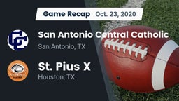 Recap: San Antonio Central Catholic  vs. St. Pius X  2020