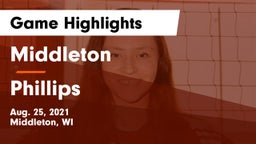 Middleton  vs Phillips  Game Highlights - Aug. 25, 2021