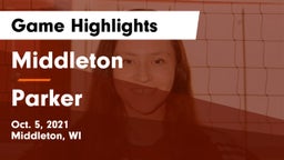 Middleton  vs Parker  Game Highlights - Oct. 5, 2021
