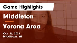 Middleton  vs Verona Area  Game Highlights - Oct. 16, 2021