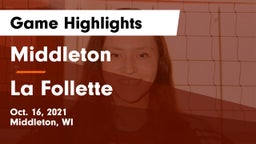 Middleton  vs La Follette  Game Highlights - Oct. 16, 2021