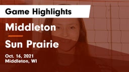 Middleton  vs Sun Prairie Game Highlights - Oct. 16, 2021