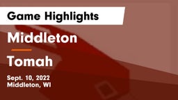 Middleton  vs Tomah  Game Highlights - Sept. 10, 2022