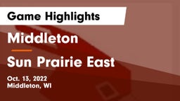 Middleton  vs Sun Prairie East  Game Highlights - Oct. 13, 2022