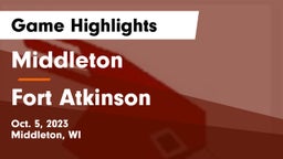 Middleton  vs Fort Atkinson  Game Highlights - Oct. 5, 2023