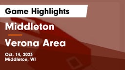 Middleton  vs Verona Area  Game Highlights - Oct. 14, 2023