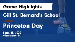 Gill St. Bernard's School vs Princeton Day  Game Highlights - Sept. 25, 2020