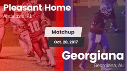 Matchup: Pleasant Home vs. Georgiana  2017
