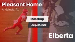 Matchup: Pleasant Home vs. Elberta 2018